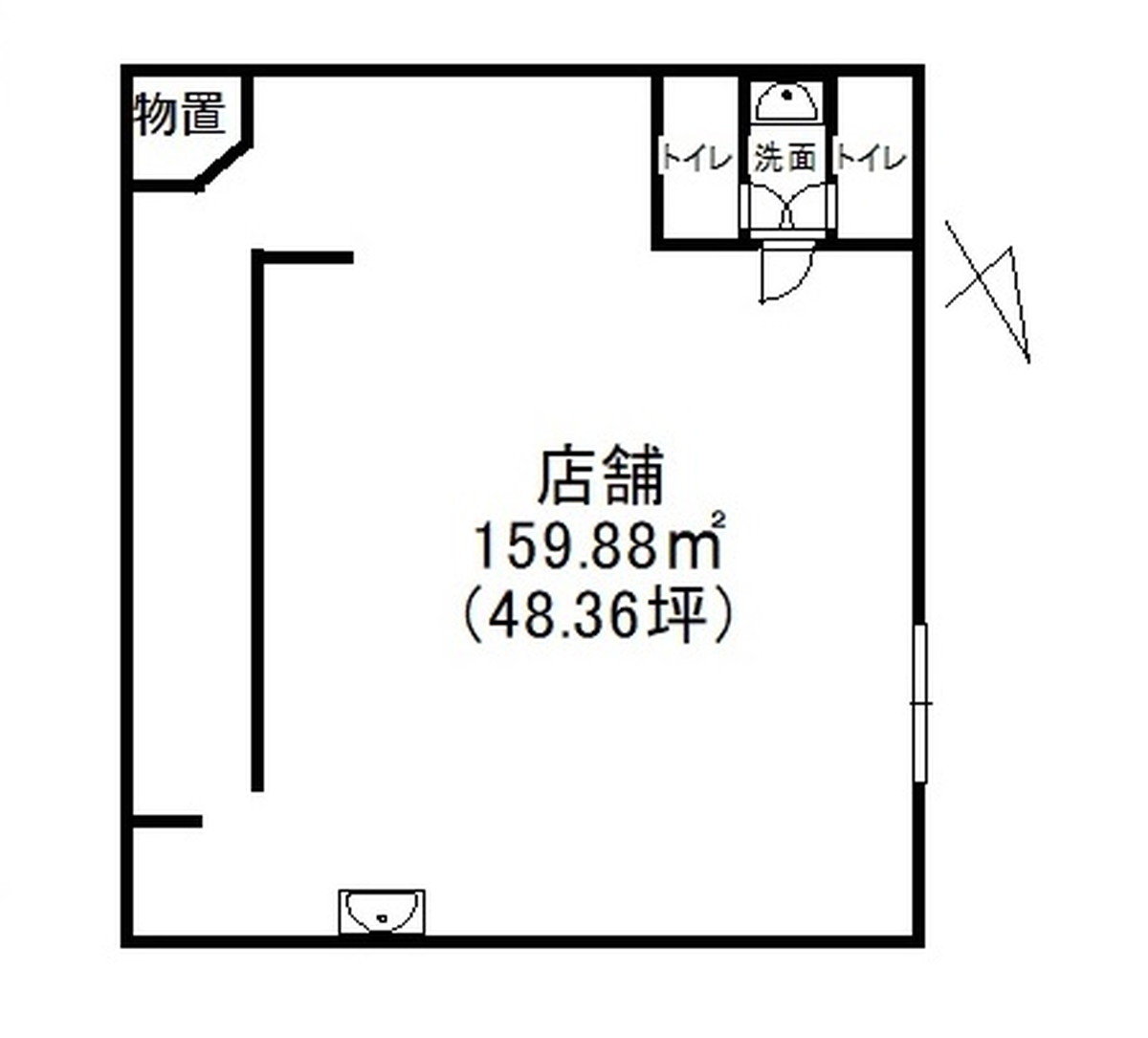 R3 10月 入居可 緑豊かな使い勝手いろいろなコンビニ跡地 敷地面積約580坪 関ケ原 かとう不動産