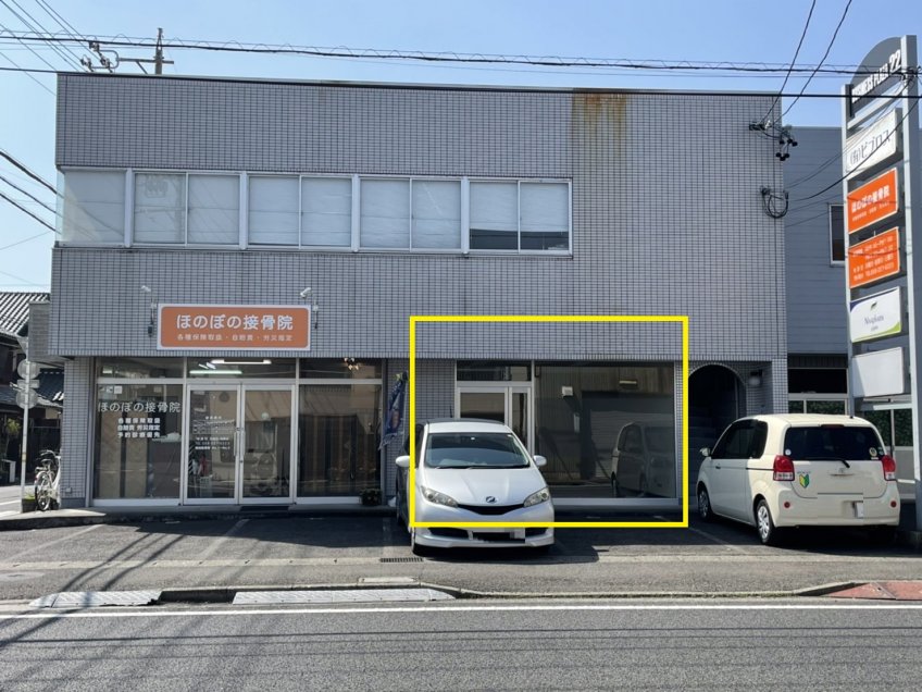 ガラス越しに見える室内を生かして 貸店舗 事務所 岐阜市東栄町 かとう不動産